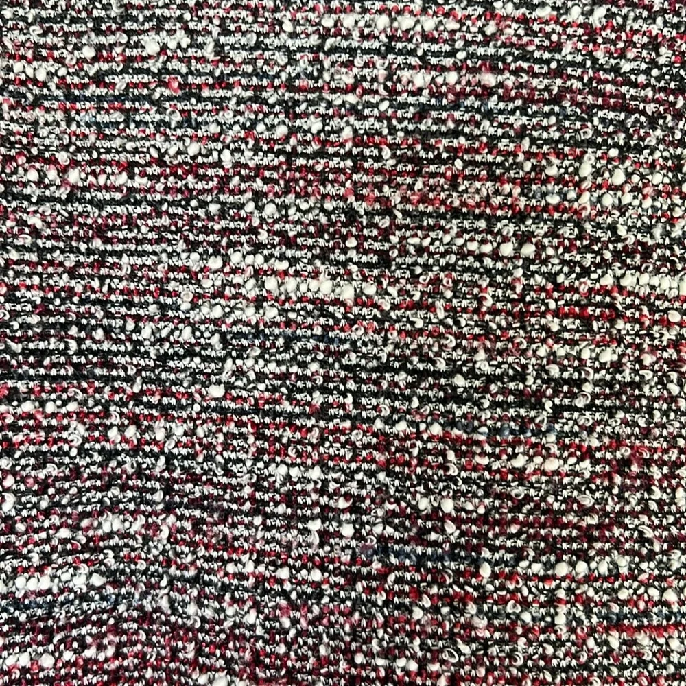 LOFT Women's‎ Red, Black, and White Knit Short Sleeve Dress Size Medium Petite